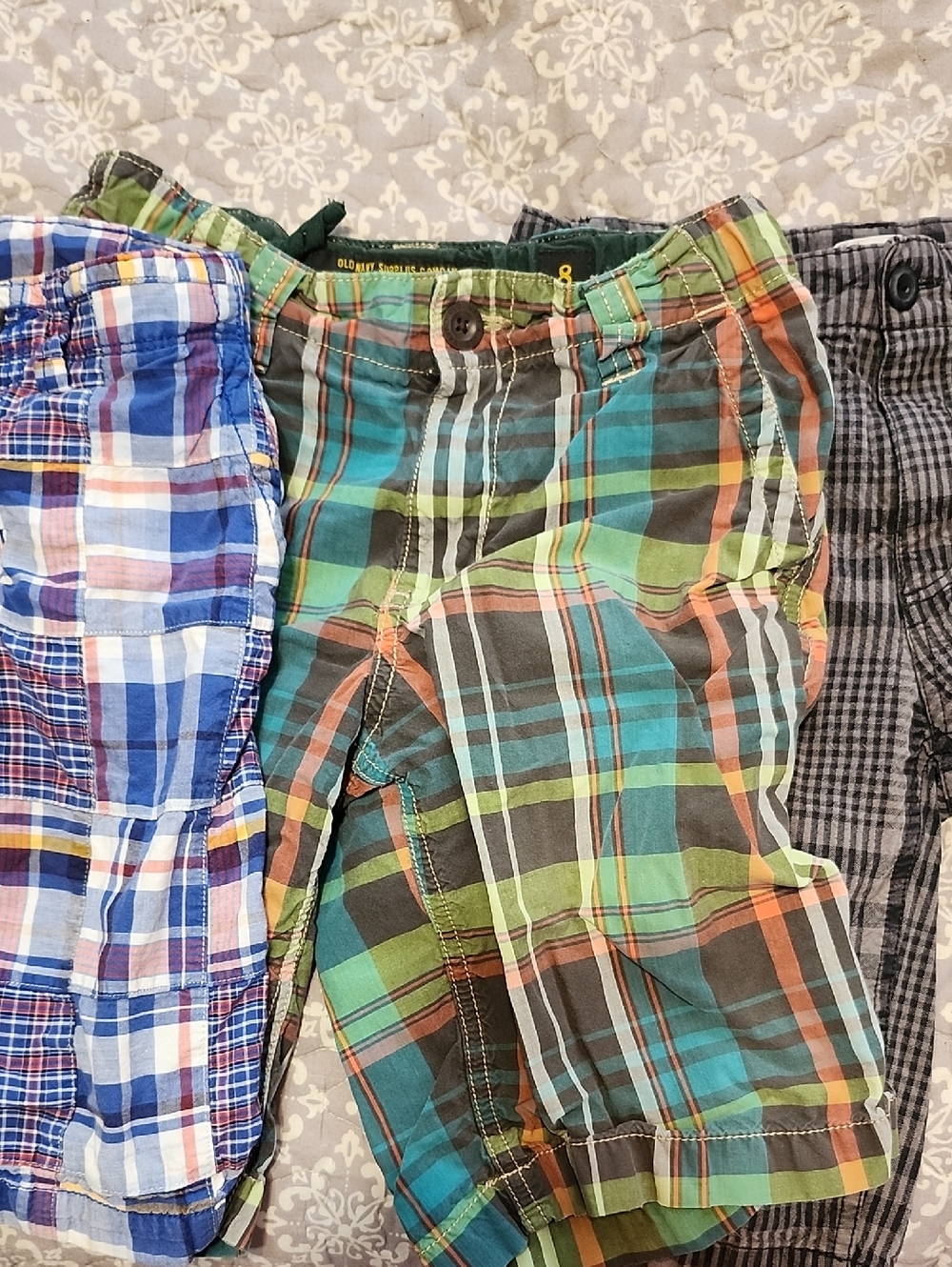 Crazy 8 Old Navy Plaid Shorts Boys Size 8 Lot